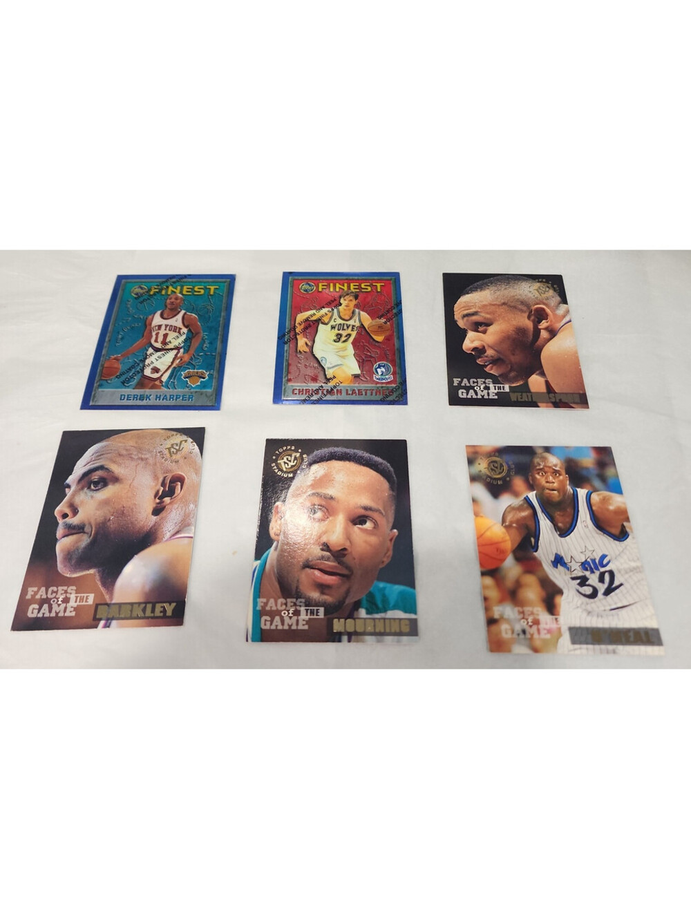 1994 Topps Stadium Club Members Only Shaq O'Neal Lot 6 Finest Barkley Mourning